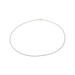 Collier Chaîne à maillon Or blanc - Castafiore