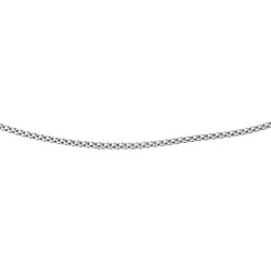 Collier Chaîne à maillon Or blanc - Castafiore