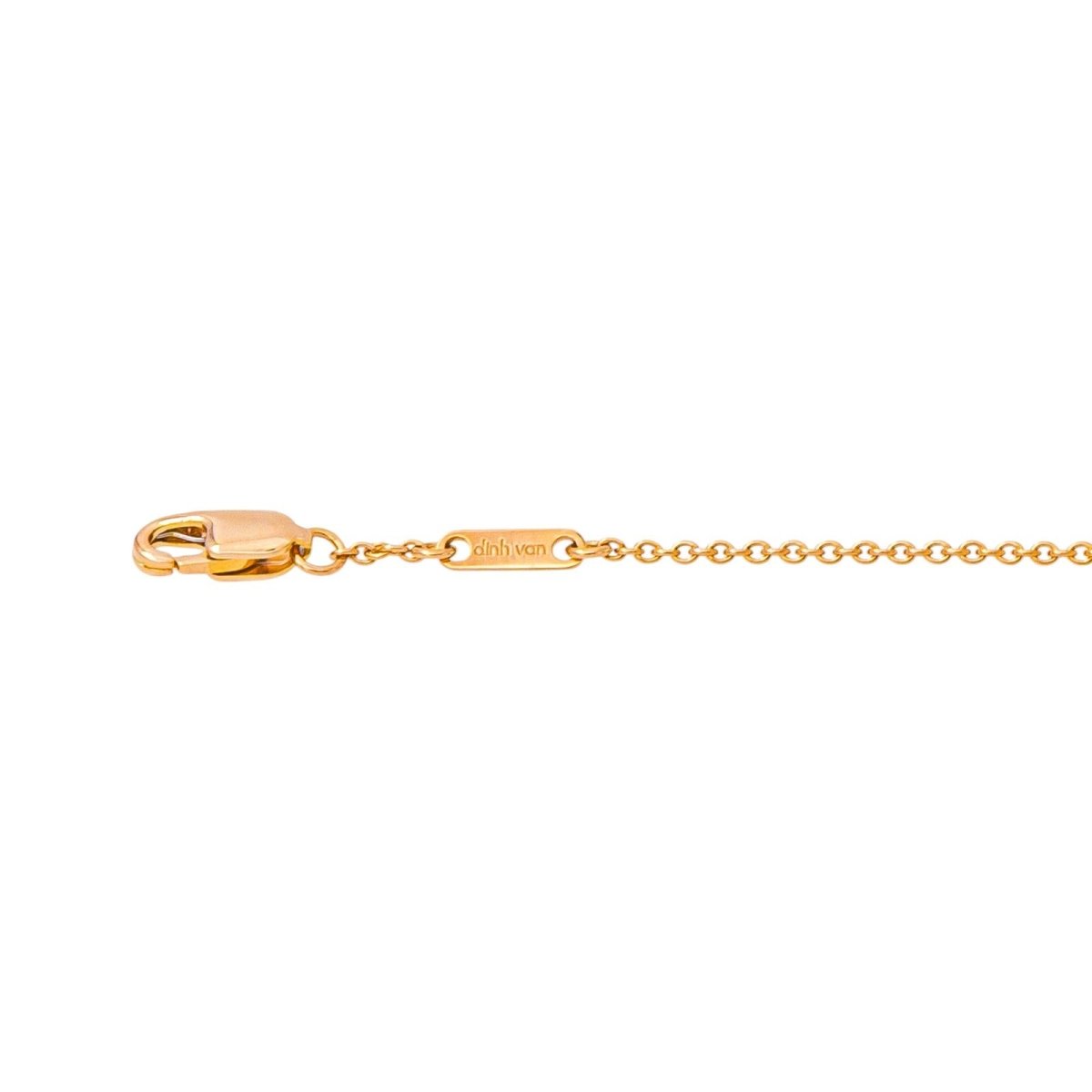 Collier Chaîne DINH VAN en or rose - Castafiore