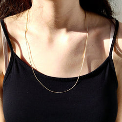 Collier Chaîne en or champagne - Castafiore