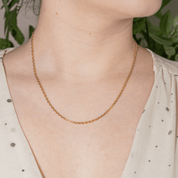 Collier Chaîne en or rose - Castafiore