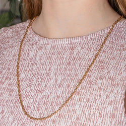 Collier Chaîne Forçat Or rose - Castafiore