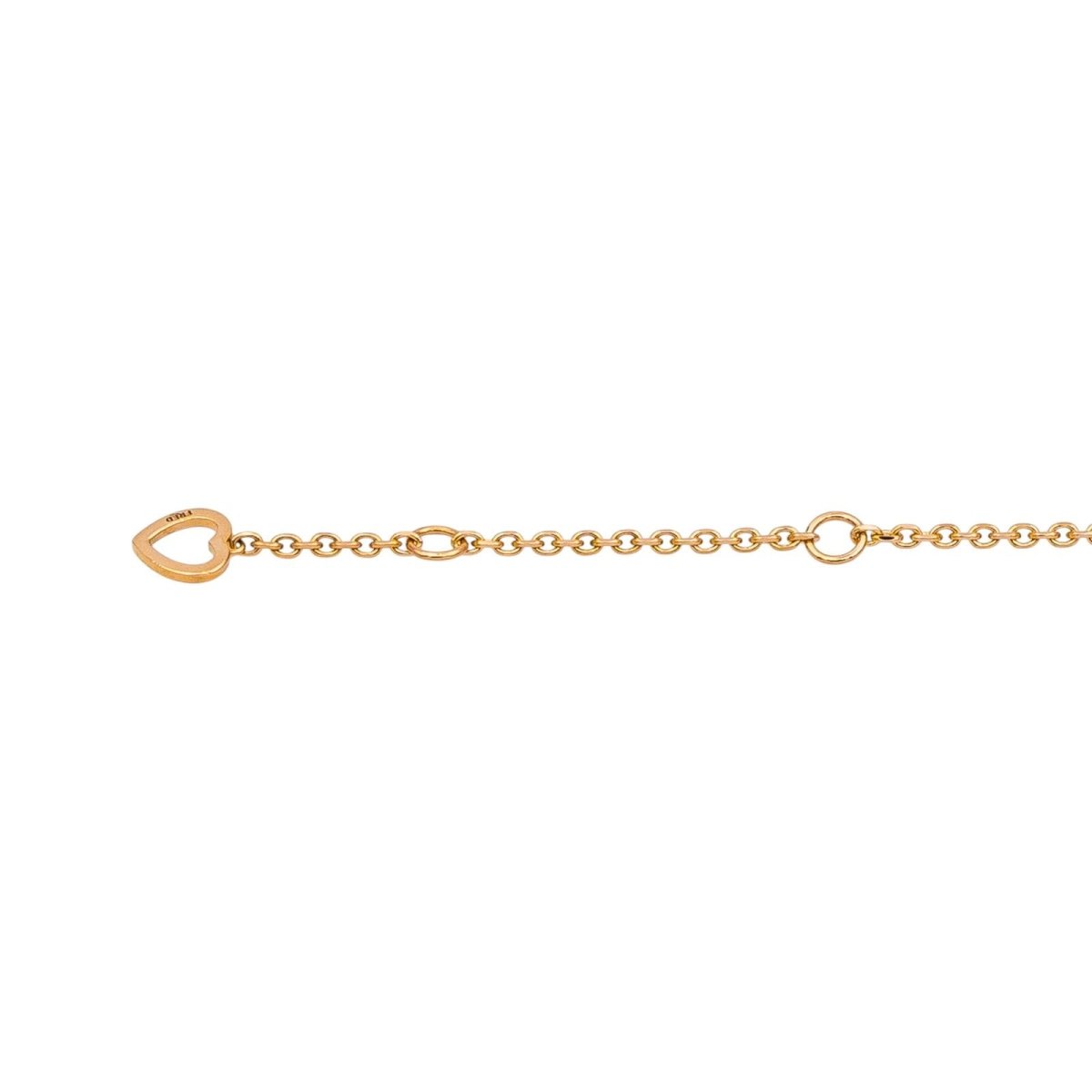 Collier Chaîne FRED "Pretty Woman" en or rose et diamants - Castafiore
