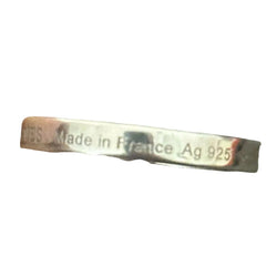 Collier Chaîne HERMÉS "Chaîne Croisette" GM en argent - Castafiore