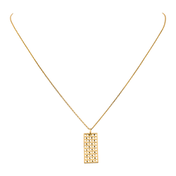 Collier Chaîne MAUBOUSSIN "Une Galerie Rue de Seine" en or jaune - Castafiore