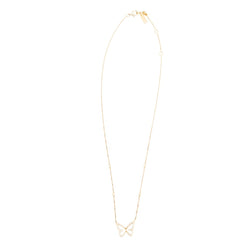 Collier Chaîne MESSIKA "Butterfly" en or rose et diamants - Castafiore
