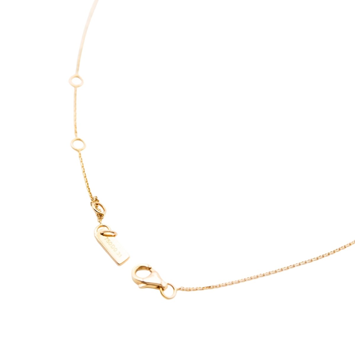 Collier Chaîne MESSIKA "Butterfly" en or rose et diamants - Castafiore