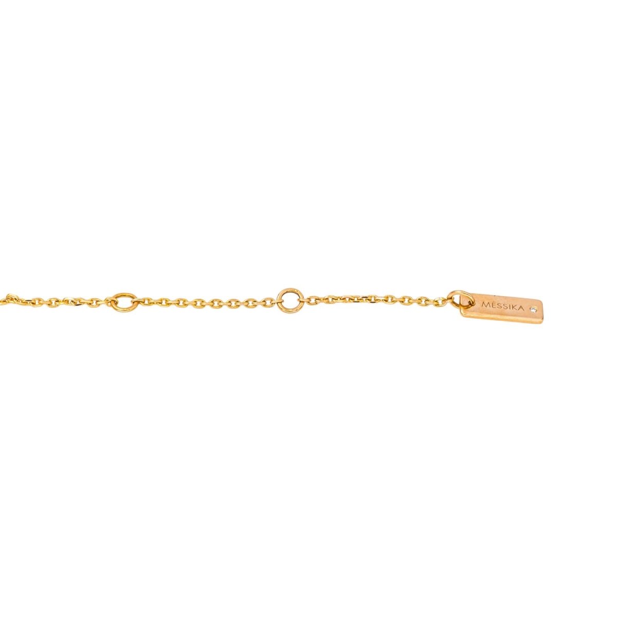 Collier Chaîne MESSIKA "Gatsby" en or rose et diamants - Castafiore