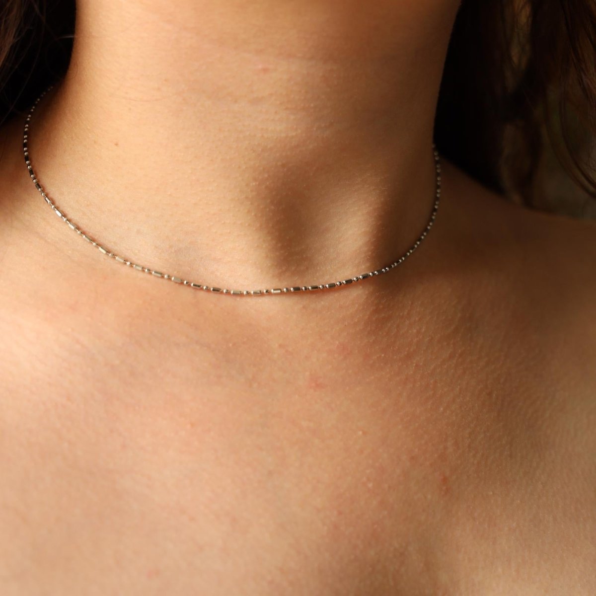 Collier Chaîne Or blanc - Castafiore