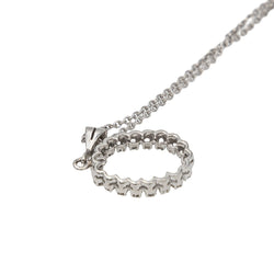 Collier Chaîne Pendentif en or blanc et diamants - Castafiore