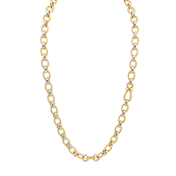 Collier Chaîne POMELLATO en or blanc et or jaune - Castafiore