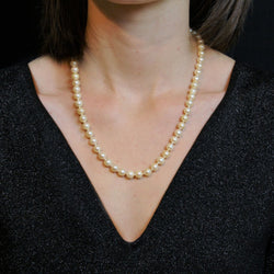 Collier choker en perles de culture - Castafiore