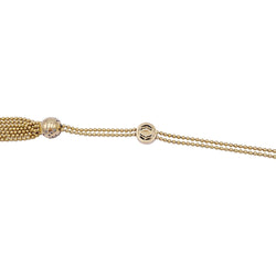 Collier cravate Cartier,“Draperie de Décolleté”, or jaune, diamants - Castafiore