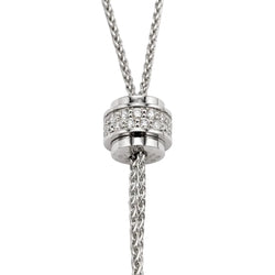 Collier Cravate PIAGET "Possession" en or blanc et diamants - Castafiore