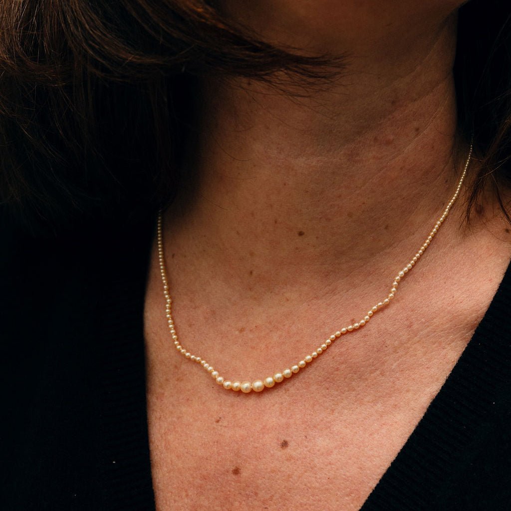 Collier de Perles en perles fines et or blanc - Castafiore