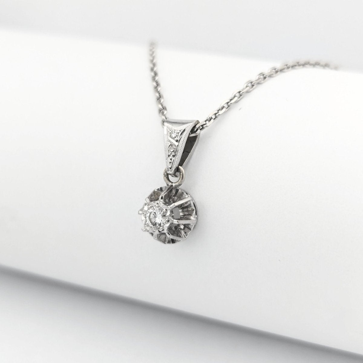 Collier Diamant en Or Blanc - Castafiore