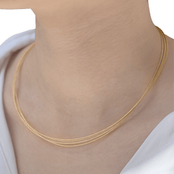Collier DINH VAN en or jaune - Castafiore