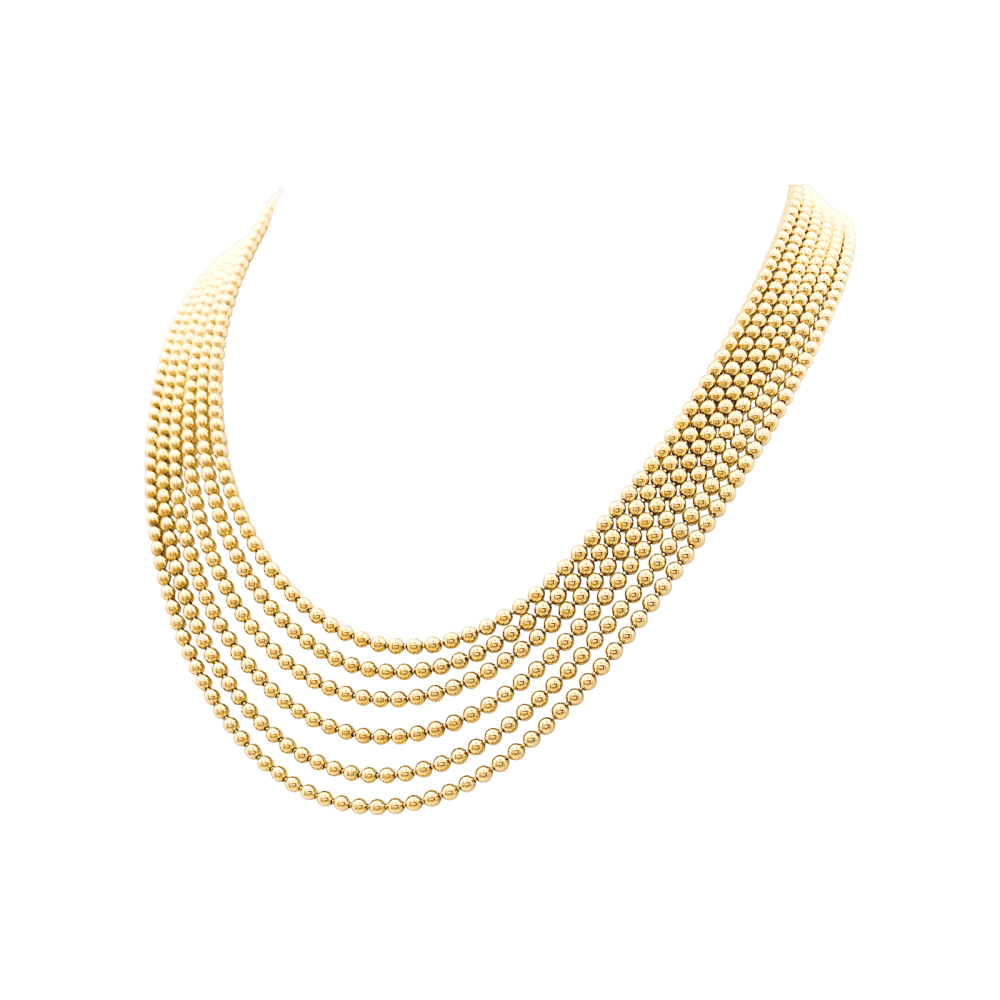 Collier Draperie CARTIER "Draperie" en or jaune - Castafiore