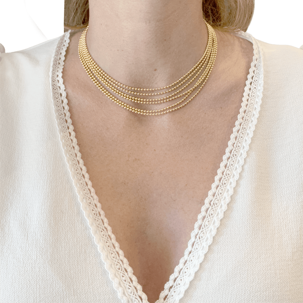 Collier Draperie CARTIER "Draperie" en or jaune - Castafiore