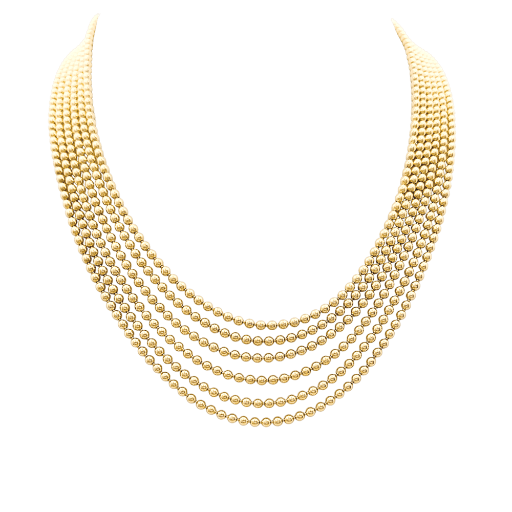 Collier Draperie CARTIER "Draperie" en or jaune - Castafiore