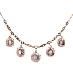 Collier Draperie en or et saphir - Castafiore