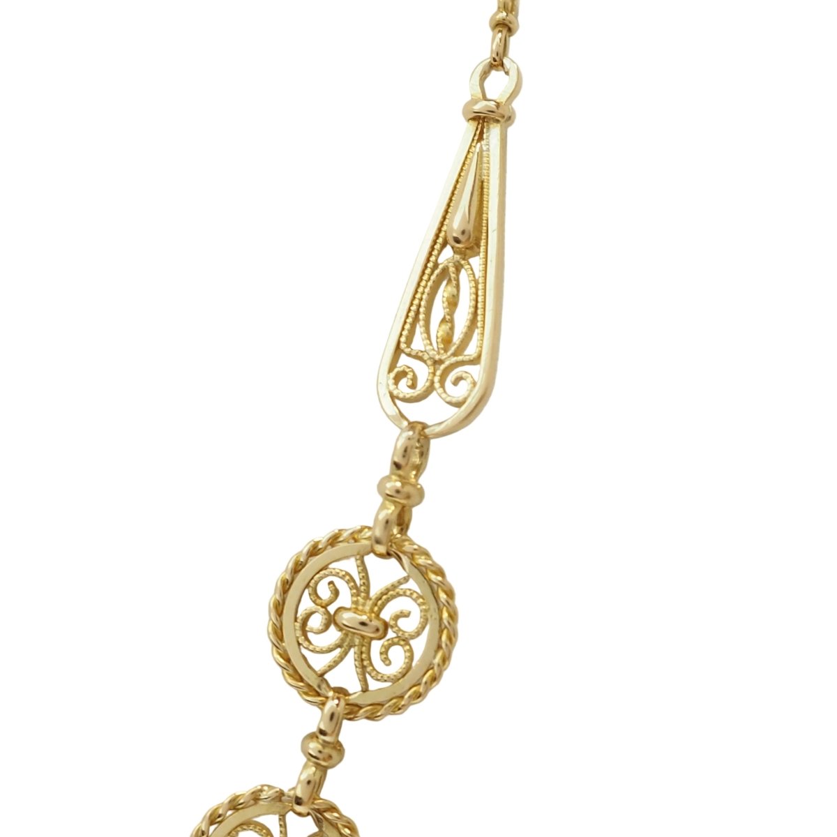 Collier Draperie en or jaune - Castafiore