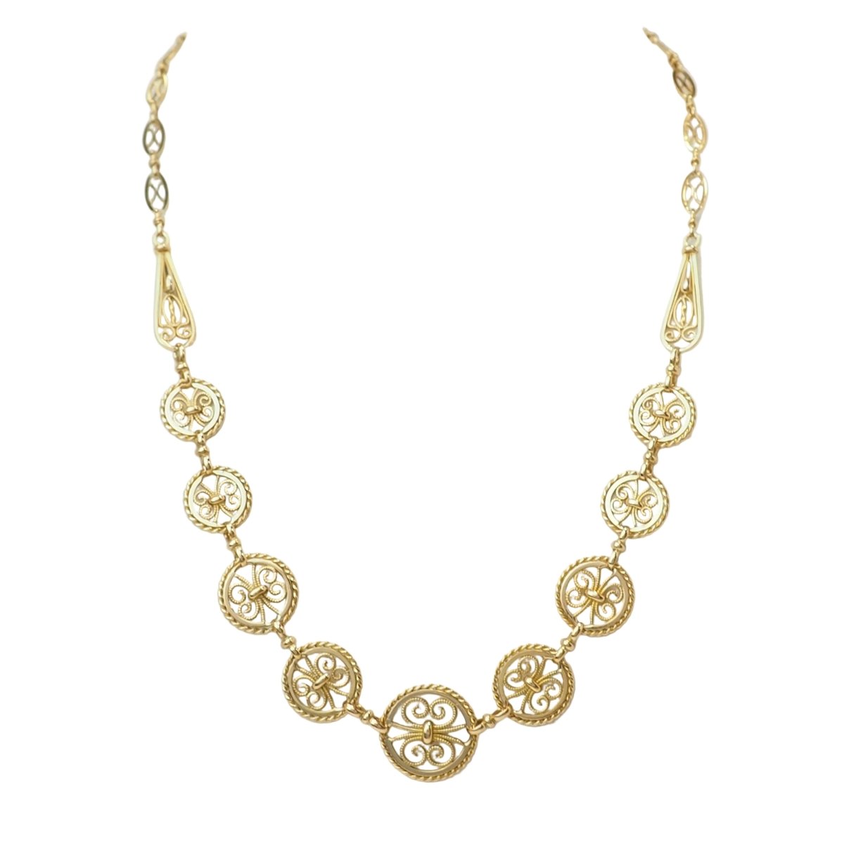 Collier Draperie en or jaune - Castafiore