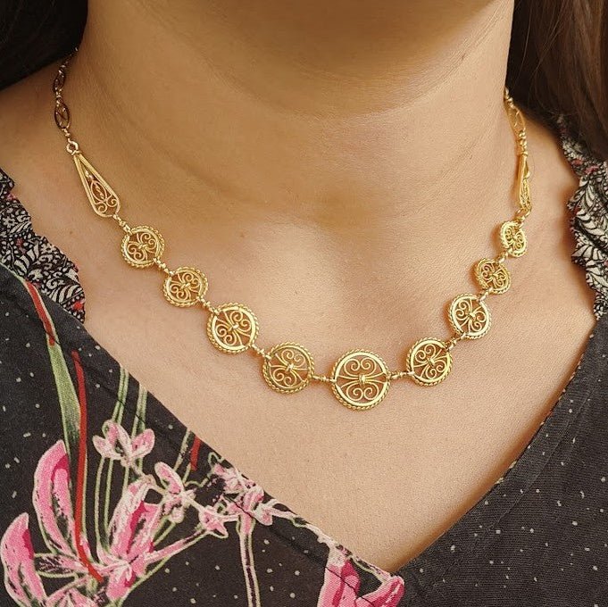 Collier Draperie en or jaune - Castafiore