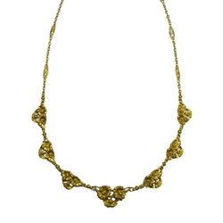 Collier Draperie en or jaune. - Castafiore