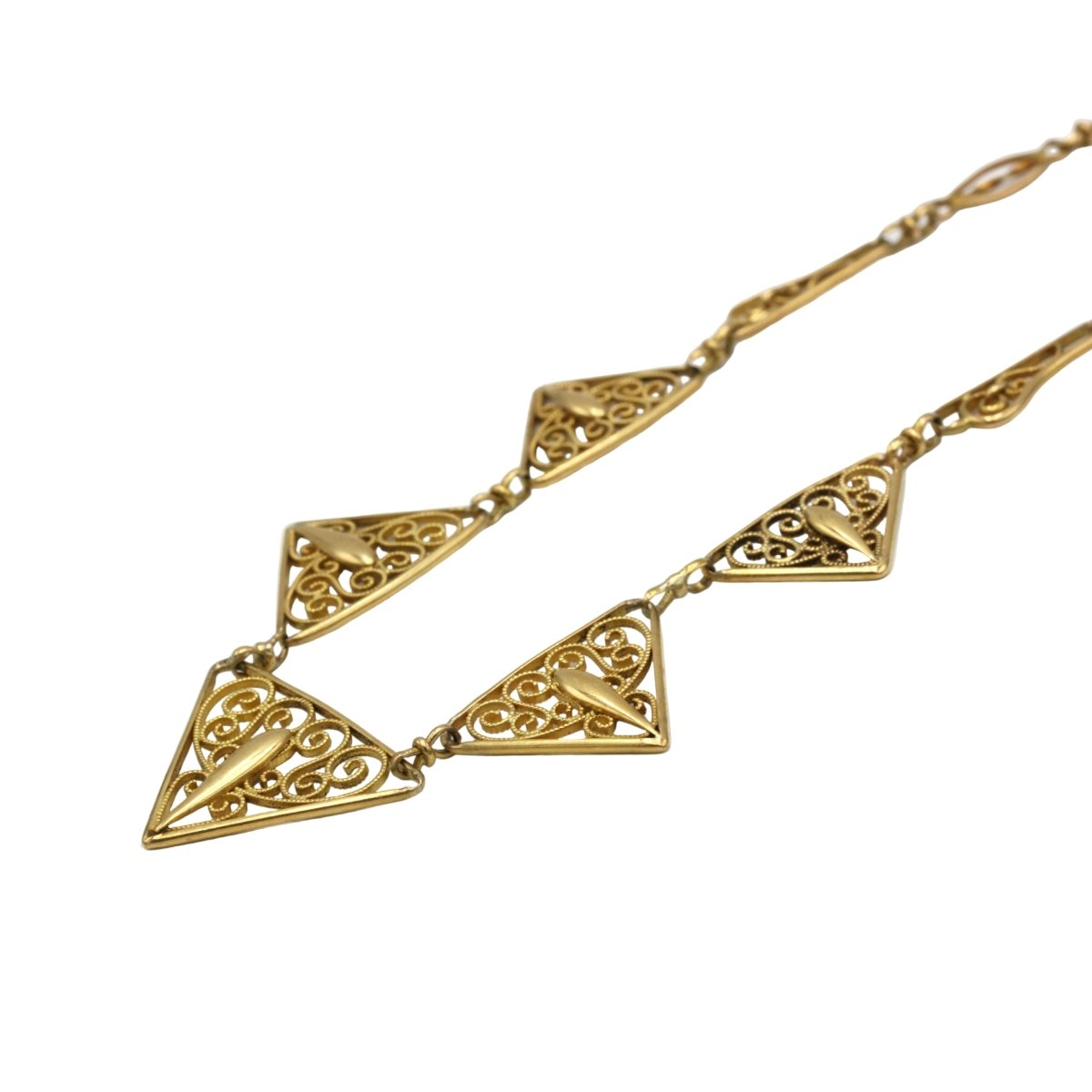 Collier Draperie en or jaune - Castafiore