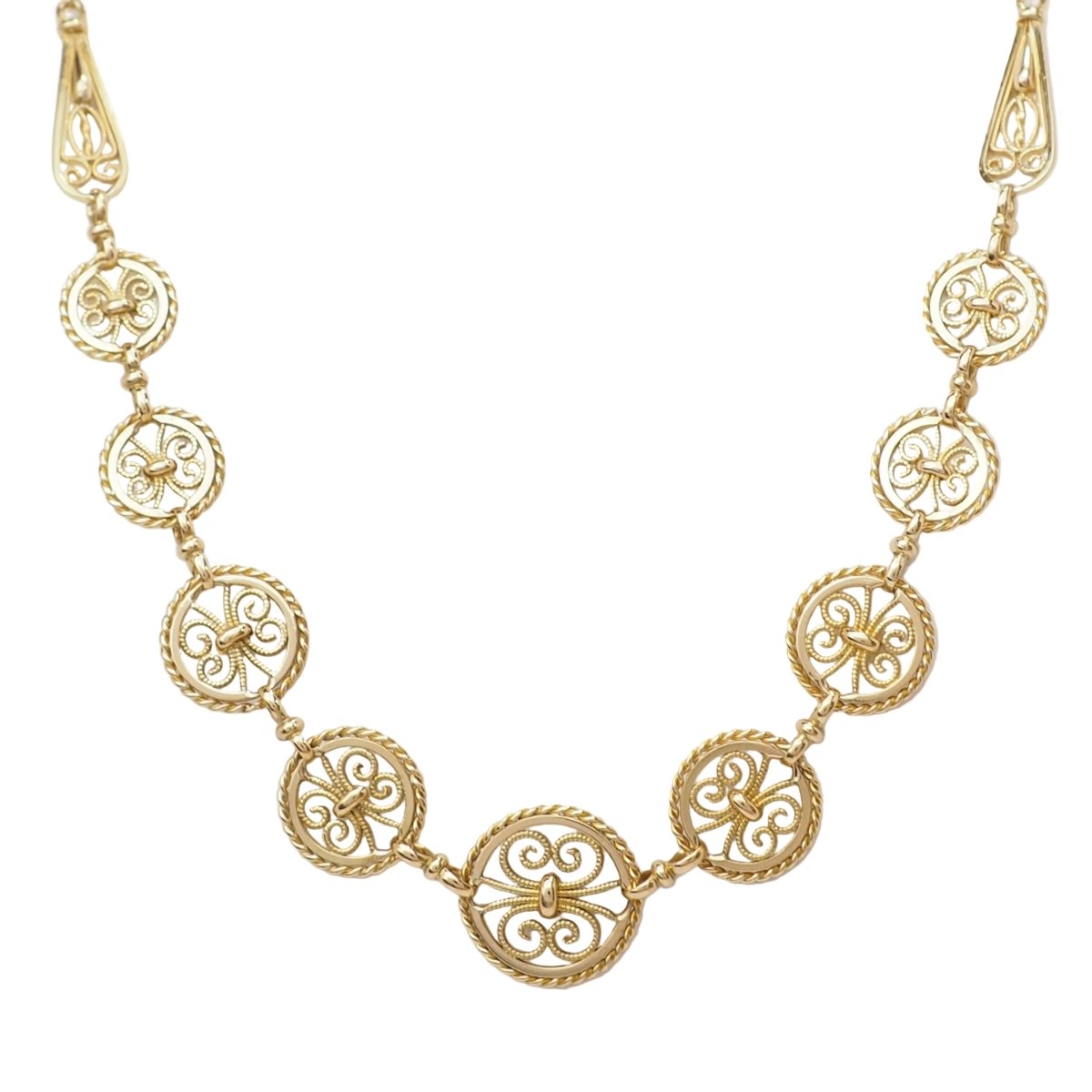 Collier Draperie en or jaune - Castafiore