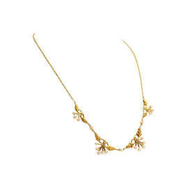 Collier Draperie en or jaune et perles - Castafiore