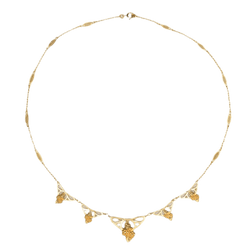 Collier Draperie en or jaune et perles - Castafiore