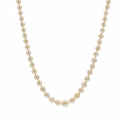 Collier en chute de perles en or rose - Castafiore