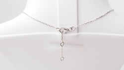 Collier en or blanc, citrine et diamants - Castafiore