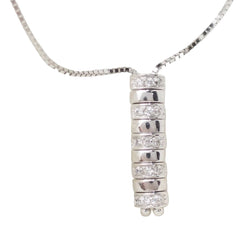 Collier en or blanc et diamants - Castafiore