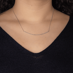 Collier en or blanc et diamants - Castafiore