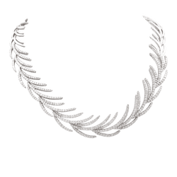 Collier en or blanc et diamants - Castafiore