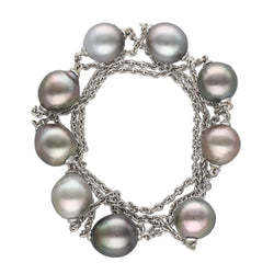 Collier en or blanc et perles - Castafiore