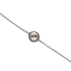 Collier en or blanc et perles - Castafiore