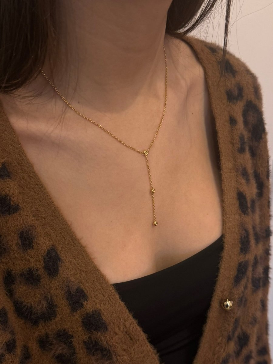 Collier en or jaune et diamants - Castafiore