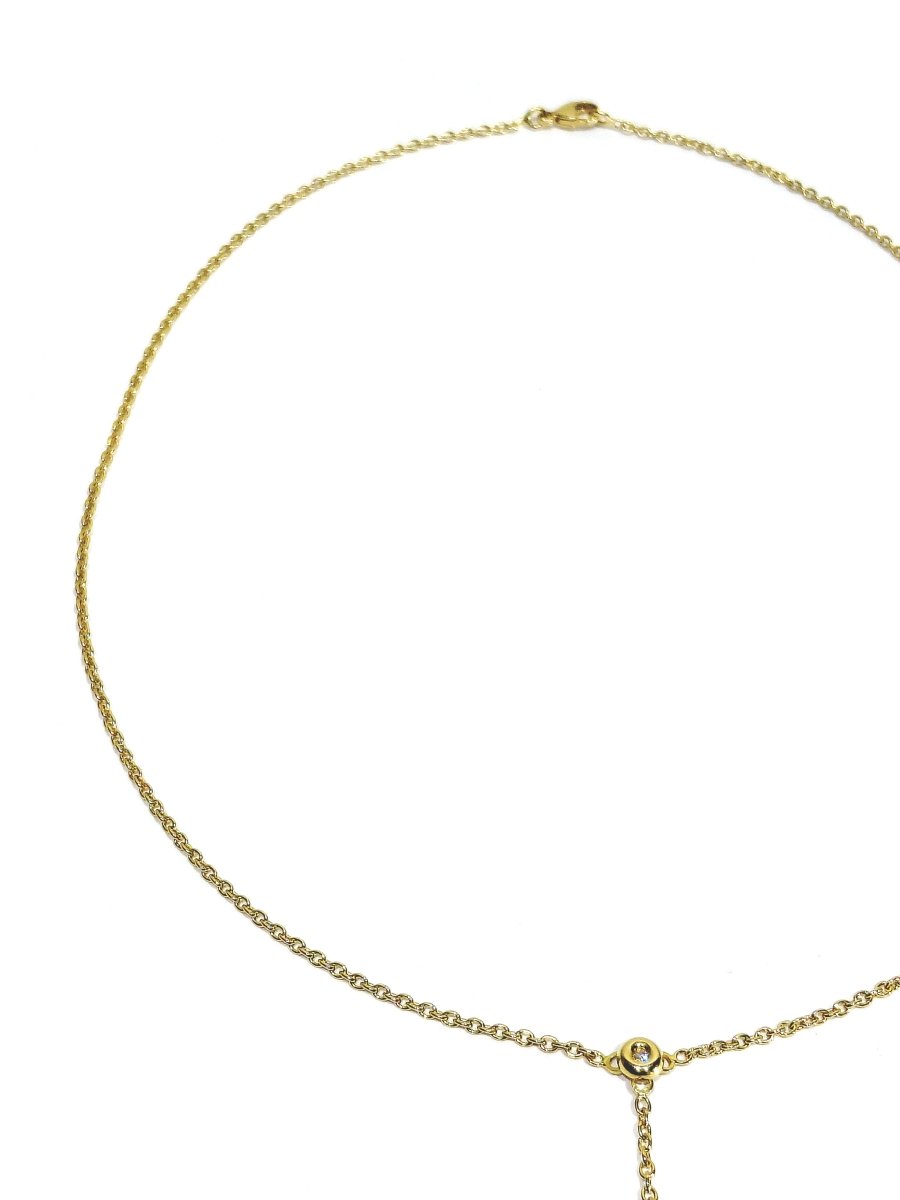 Collier en or jaune et diamants - Castafiore
