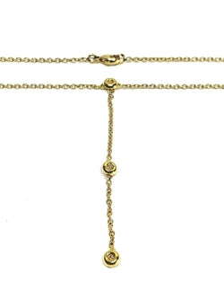 Collier en or jaune et diamants - Castafiore