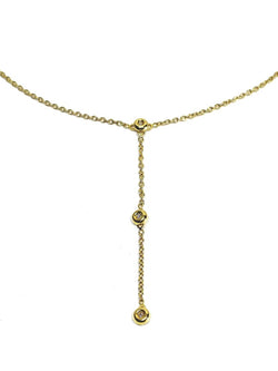 Collier en or jaune et diamants - Castafiore