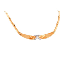 Collier en or jaune et diamants - Castafiore