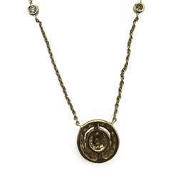 Collier en or jaune et diamants - Castafiore