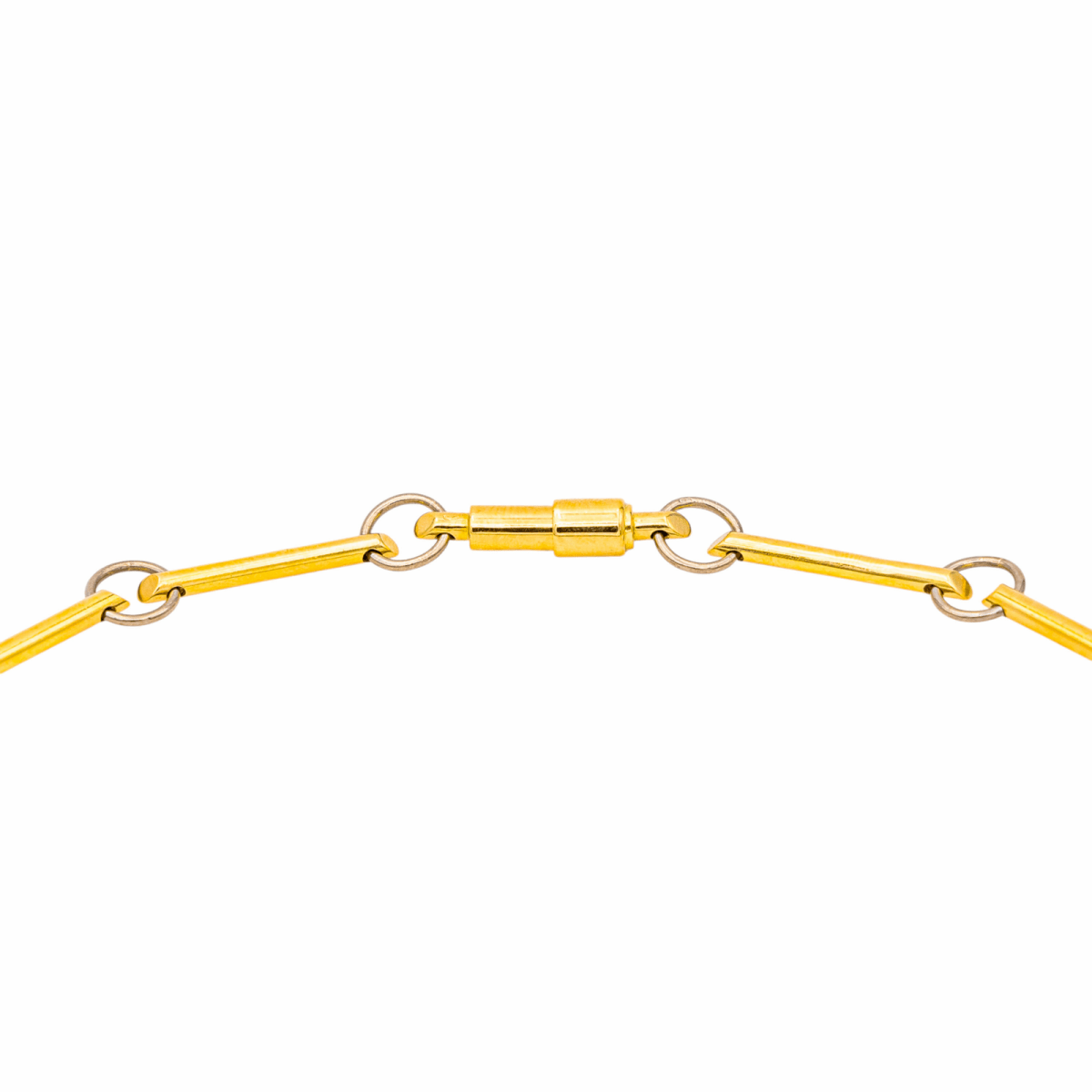 Collier en or jaune, or blanc, opale et diamants - Castafiore