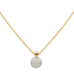 Collier en or rose, or blanc et diamants - Castafiore