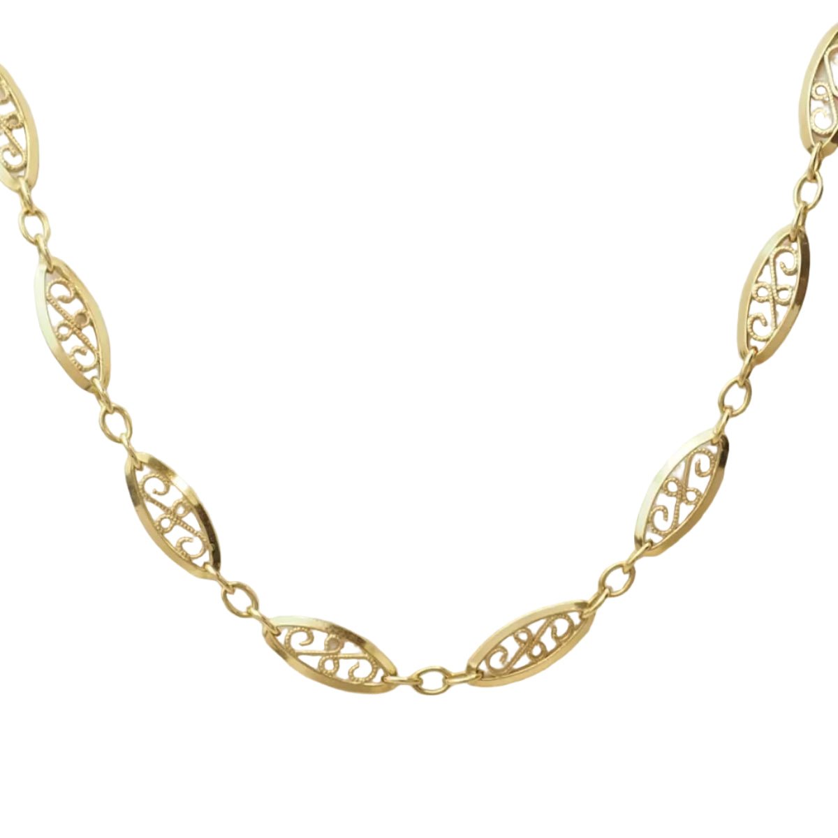Collier Filigrané en or jaune - Castafiore
