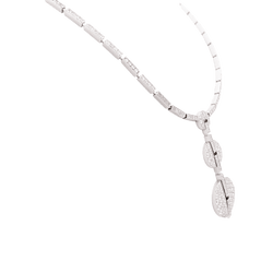 Collier Haute Joaillerie Cartier "Himalia" or blanc, diamants. - Castafiore